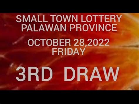 stl palawan province result today